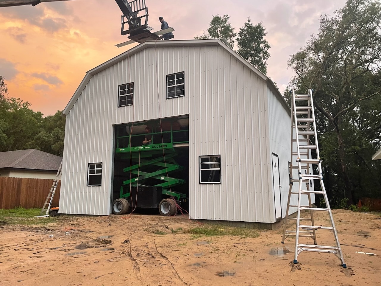 Metal barn project